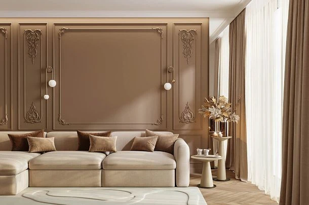 Wall panel decoration idea "Peterhof" INTPU-037