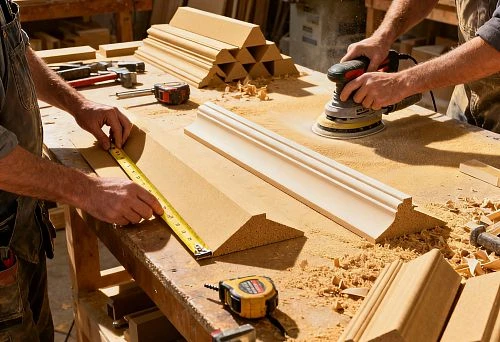 Production of Custom Skirting Boards from Wood and MDF