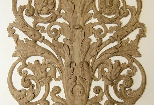Unique wooden applique