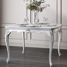 Carved frame of the table STL-020-1 made of solid wood &mdash; interior photo