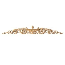 Carved Insert N-268, wooden decor in interior, application