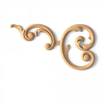 Carved Inlay N-296L from Oak and Beech