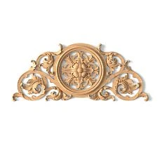 Wood carving in the form of flowers on the inlay N-335