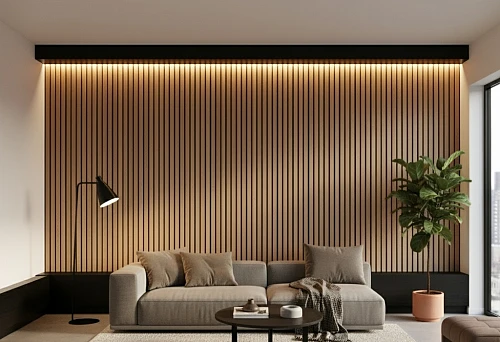 Interior with Wooden Rafter