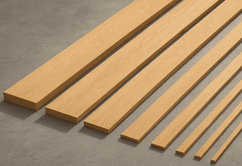 Sanded wooden rails for interior decoration in Nizhny Novgorod