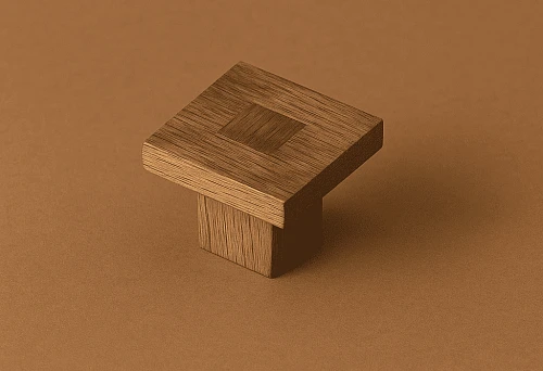 Square Wooden Furniture Handle