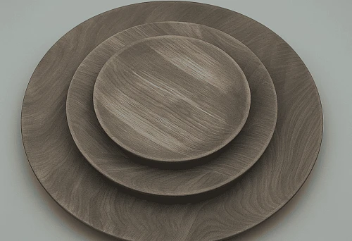 Decorative wooden plates made of natural wood, ideal for souvenirs or gifts.