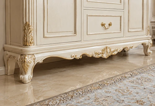Furniture Supports and Polyurethane D&eacute;cor for Styling the Lower Line of Furniture