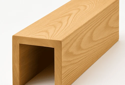 Decorative wooden beam for ceiling decoration in interior
