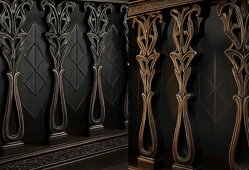 Handcrafted carved balusters &ndash; aesthetics and strength in every detail