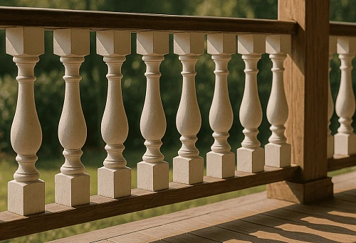 Wooden Balusters &mdash; Classic Architectural Harmony Elements for Gazebos and Staircases