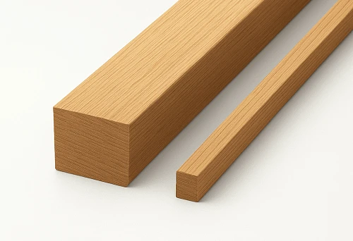 Smooth wooden boards in natural tones, available in various sizes
