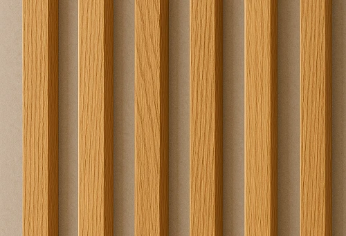 Decorative Planks for Zoning Space in Close-up