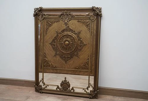 Carved Frame with Ornament in Classic Style &ndash; Decorative Element for an Elegant Interior.