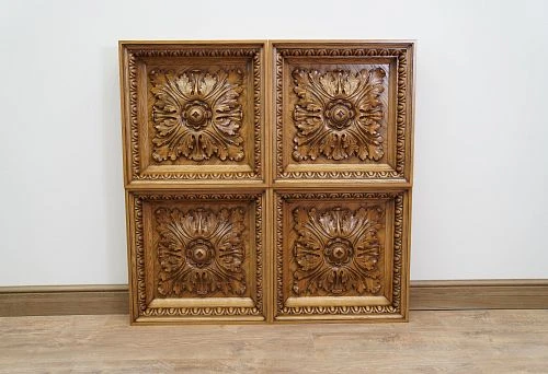 Luxurious Wall Decoration with Carved Panels &mdash; Art in Details.