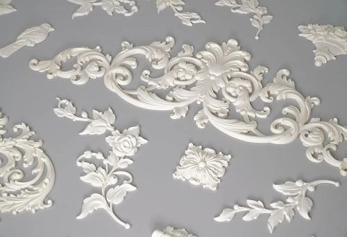 Collage of interior design solutions for choosing stylish decor.