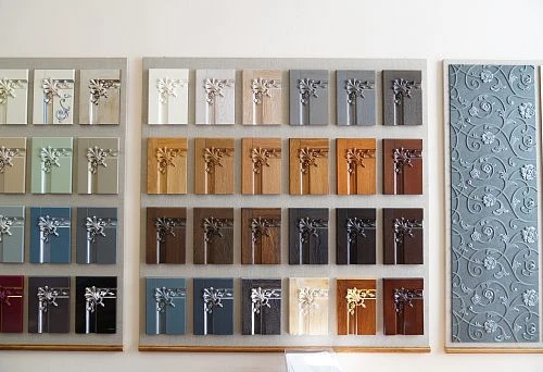 Wall panels for caf&eacute;s &ndash; variety of colors and textures to create a cozy atmosphere.