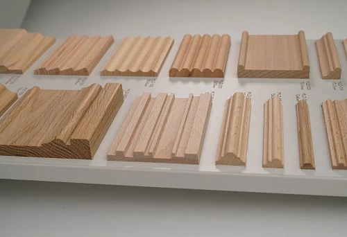 Decorative moldings and cornices for furniture decoration