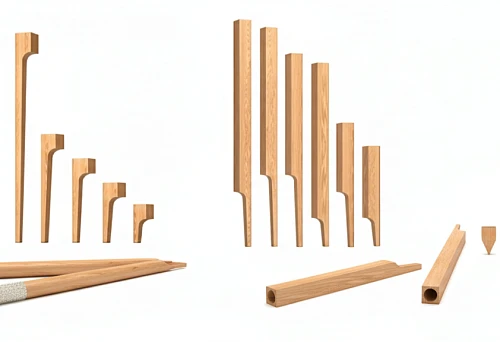Wooden legs for kitchen table STAVROS in various sizes
