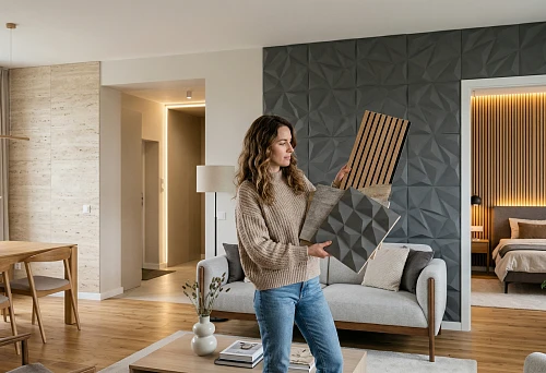 Decorative wall panels for apartment interiors: choosing materials and samples for living rooms and bedrooms
