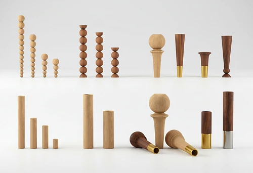 Wooden Table Legs in Various Shapes and Sizes