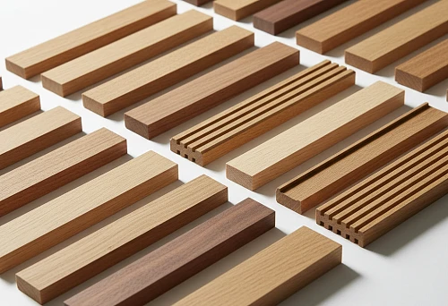 Solid Wood Profiles with Different Surface Treatments