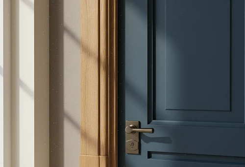 Wooden oak architrave for a stylish interior