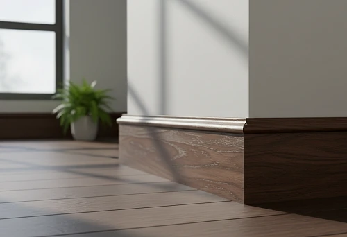Natural Oak Skirting Board with Expressive Texture