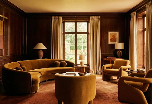 Interior with Wall Finishing and Trim Elements