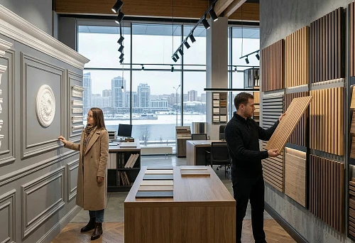 Buy slat panels in Nizhny Novgorod and polyurethane moldings: how to assemble an interior that looks well-thought-out