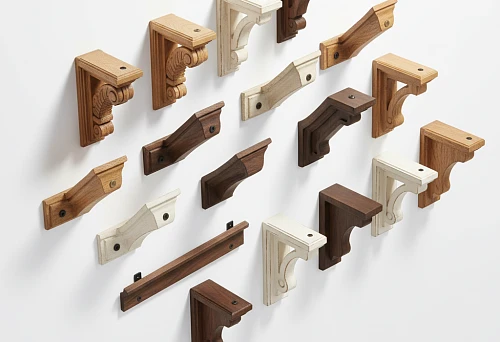 Decorative shelf brackets: combining functionality and beauty