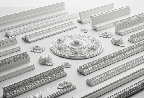 Ceiling Cornices and Rosettes for Classic Room Decor