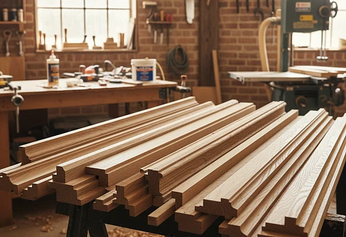 Oak Molding from the Workshop &mdash; Natural Premium-Quality Material