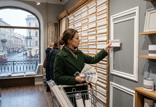 Wall moldings for painting in Saint Petersburg &mdash; selection of decorative profiles for interiors