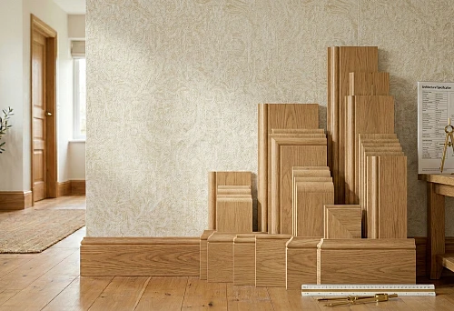 Wooden baseboard wholesale: batches of profiles and sizes for completing a project from the manufacturer