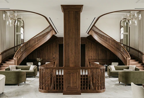Wooden Pilasters and Balusters: Vertical Symmetry in the Classic Interior of 2026
