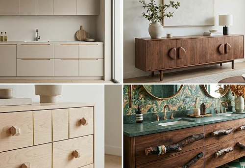 Minimalist Wooden Furniture Handles in the Modern Kitchen of 2026
