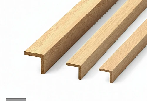 Wooden corner for interior and exterior finishing