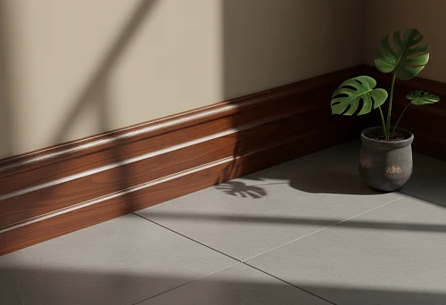 Wooden skirting board buy in St. Petersburg &mdash; choice for modern interior