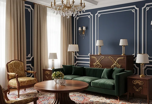 Interior with Russian Designer Furniture and Custom Pens &mdash; Premium Hardware, Classic Forms, and Local Design in a Modern 2026 Interior