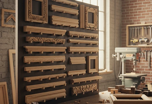 Wood Molding Exhibition in the Workshop &ndash; Decorative Elements from Solid Wood