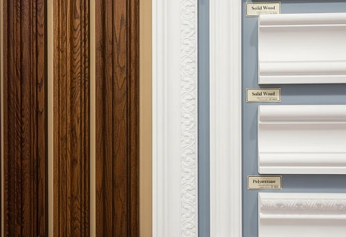 Wooden and Polyurethane Moldings on Display &ndash; Comparison of Materials and Design for Interior