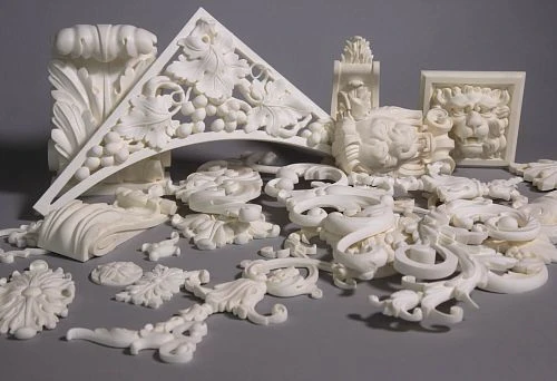 Decor Collection: Carved Elements, Corner Plates, Decorative Motifs and Patterns