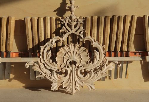 Elegant Wooden Ornament with Classic Motifs &ndash; An Elegant Solution for Interior Decoration.