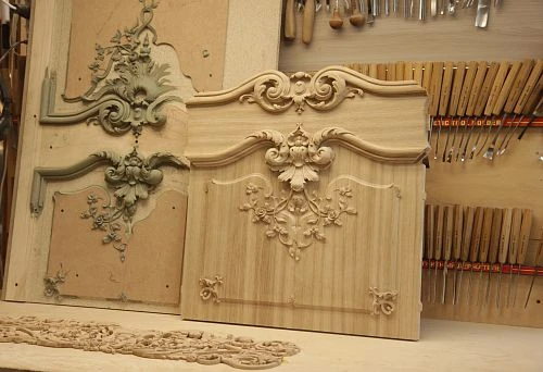 Harmonious interior design with wooden decor