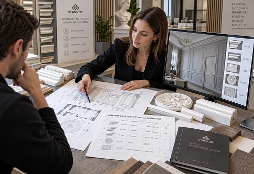 Architectural decor consultation for a design project