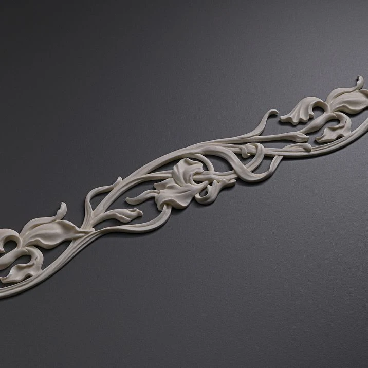 Carved Polyurethane Molding KPU-060 for classic finishing &ndash; photo
