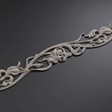 Carved Polyurethane Molding KPU-060 for classic finishing &ndash; photo