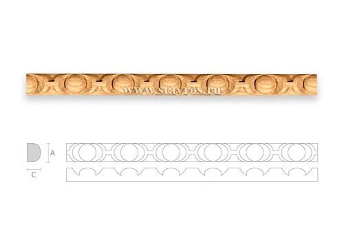Carved ornament for an icon in the style of sacred art, combining traditions with modern finishing technologies