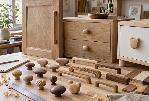 Shaped Wooden Furniture Handles: How to Choose the Right Shape for Wardrobes, Dressers, and Children's Furniture